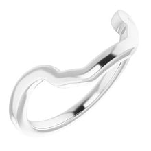 Load image into Gallery viewer, Sterling Silver Band for 16x12 mm Emerald Ring
