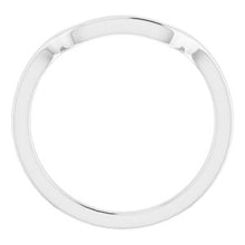 Charger l'image dans la galerie, Sterling Silver Band for 10 mm Square Ring
