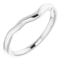 Charger l'image dans la galerie, Sterling Silver Band for 7.4 mm Round Ring
