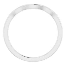 Charger l'image dans la galerie, Sterling Silver Band for 7.4 mm Round Ring
