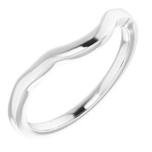 Charger l'image dans la galerie, Sterling Silver Band for 9.4 mm Round Ring
