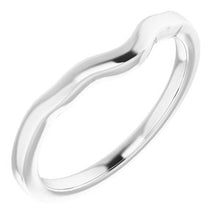 Charger l'image dans la galerie, Sterling Silver Band for 8x6 mm Oval Ring
