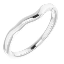 Charger l'image dans la galerie, Sterling Silver Band for 7 mm Cushion Ring
