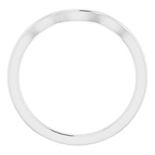 Charger l'image dans la galerie, Sterling Silver Band for 7 mm Cushion Ring
