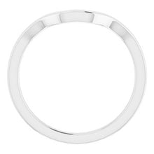 Load image into Gallery viewer, Sterling Silver Band for 10x8 mm Emerald Ring

