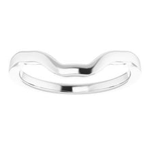 Load image into Gallery viewer, Sterling Silver Band for 10x8 mm Emerald Ring
