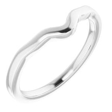 Load image into Gallery viewer, Sterling Silver Band for 7x3.5 mm Marquise Ring
