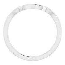 Charger l'image dans la galerie, Sterling Silver Band for 7.5 mm Square Ring
