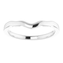 Load image into Gallery viewer, Sterling Silver Band for 6x3.5 mm Marquise Ring
