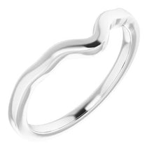 Charger l'image dans la galerie, Sterling Silver Band for 8x6 mm Pear Ring
