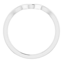 Charger l'image dans la galerie, Sterling Silver Band for 8x6 mm Pear Ring

