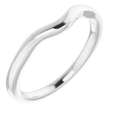 Charger l'image dans la galerie, Sterling Silver Band for 5 mm Asscher Ring
