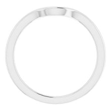 Charger l'image dans la galerie, Sterling Silver Band for 8x6 mm Oval Ring
