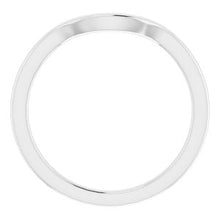 Charger l'image dans la galerie, Sterling Silver Band for 7 mm Cushion Ring
