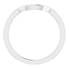 Load image into Gallery viewer, Sterling Silver Band for 8x6 mm Emerald Ring
