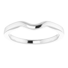 Charger l'image dans la galerie, Sterling Silver Band for 5 mm Cushion Ring
