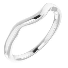 Load image into Gallery viewer, Sterling Silver Band for 7 mm Asscher Ring
