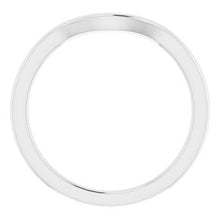 Load image into Gallery viewer, Sterling Silver Band for 6 mm Asscher Ring
