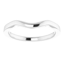 Load image into Gallery viewer, Sterling Silver Band for 6 mm Asscher Ring
