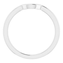 Charger l'image dans la galerie, Sterling Silver Band for 6x4 mm Emerald Ring
