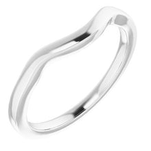 Load image into Gallery viewer, Sterling Silver Band for 5.5 mm Square Ring
