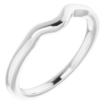 Charger l'image dans la galerie, Sterling Silver Band for 5x3 mm Marquise Ring
