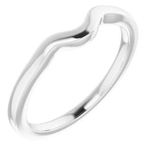 Load image into Gallery viewer, Sterling Silver Band for 6x3.5 mm Marquise Ring
