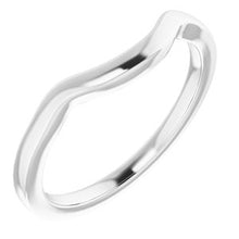 Load image into Gallery viewer, Sterling Silver Band for 6.5 mm Square Ring
