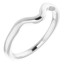 Charger l'image dans la galerie, Sterling Silver Band for 9x4.5 mm Marquise Ring
