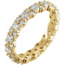Load image into Gallery viewer, 14K Yellow 1 3/4 CTW Diamond Eternity Band Size 4.5
