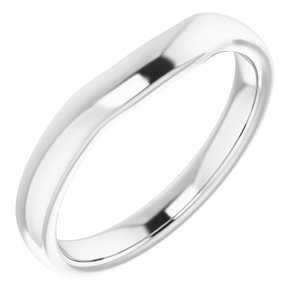 Sterling Silver Band for 4.1 mm Round Ring
