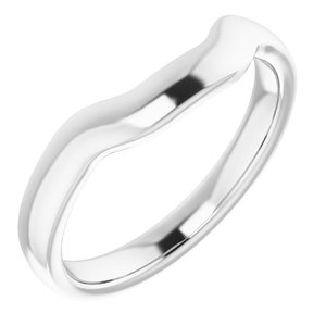 Sterling Silver Band for 7 mm Round Ring