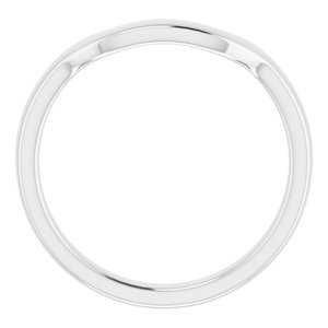 Sterling Silver Band for 13 mm Round Ring