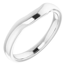 Charger l&#39;image dans la galerie, Sterling Silver Band for 5x3 mm Oval Ring
