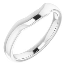 Charger l&#39;image dans la galerie, Sterling Silver Band for 6x4 mm Oval Ring
