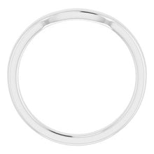 Charger l&#39;image dans la galerie, Sterling Silver Band for 6x4 mm Oval Ring
