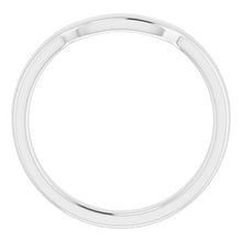Charger l&#39;image dans la galerie, Sterling Silver Band for 7x5 mm Oval Ring
