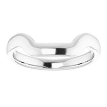 Charger l'image dans la galerie, Sterling Silver Band for 12x10 mm Oval Ring
