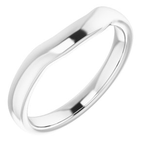 Sterling Silver Band for 5 mm Cushion Ring