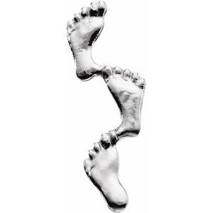 Footprints Lapel Pin