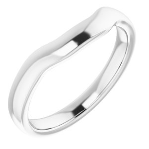 Sterling Silver Band for 6 mm Cushion Ring