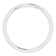 Charger l&#39;image dans la galerie, Sterling Silver Band for 5 mm Asscher Ring
