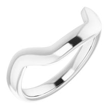 Charger l'image dans la galerie, Sterling Silver Band for 16x12 mm Emerald Ring
