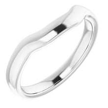 Charger l&#39;image dans la galerie, Sterling Silver Band for 5 mm Square Ring
