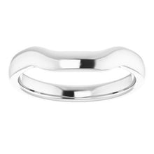 Charger l&#39;image dans la galerie, Sterling Silver Band for 5 mm Square Ring
