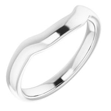 Charger l&#39;image dans la galerie, Sterling Silver Band for 6 mm Square Ring

