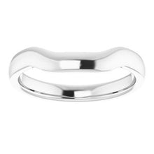 Charger l&#39;image dans la galerie, Sterling Silver Band for 7 mm Square Ring

