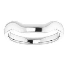 Charger l&#39;image dans la galerie, Sterling Silver Band for 7.5 mm Square Ring
