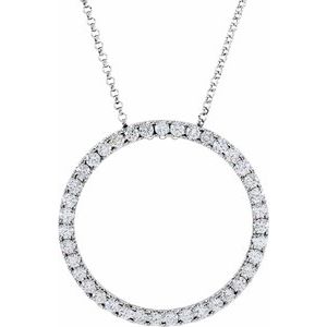 Accented Circle Necklace