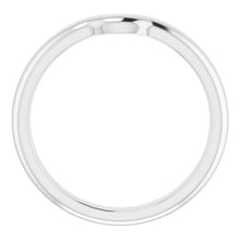 Charger l'image dans la galerie, Sterling Silver Band for 6x4 mm Oval Ring
